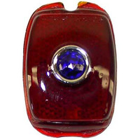 1947-53 Taillamp Lens w/Blue Dot Glass