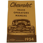 1954 Chevy Factory Owners Manual 