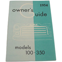 1954 GMC Factory Owners Manual 