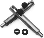 1934-46 Tailgate Stealth Latch Set Stainless Steel