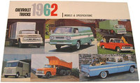 1962 Sales Brochure Chevy Big Truck