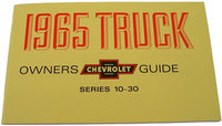 1965 Factory Owners Manual Chevy