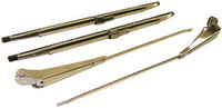 1960-66 Wiper Blade and Arm Set Polished Stainless Steel