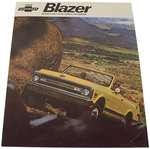 1969 Sales Brochure Full Color Chevy Blazer