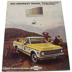 1972 Sales Brochure Full Color Chevy