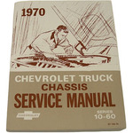 1970 Chassis Service Manual Chevy