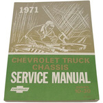 1971 Chassis Service Manual Chevy