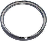 1947-55 Wheel Trim Ring Deluxe Polished Stainless 15"