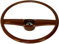 1969-72 Steering Wheel Saddle/Brown