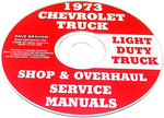 1973 Chevrolet Shop Manual CD 