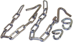 1934-40 Tailgate Chain Set Stainless Steel