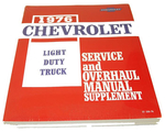 1976 Chevrolet Shop Manual Supplement
