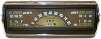 1940-46 GMC Instrument Cluster with Speedometer 6cyl 12v