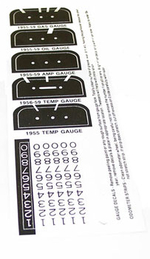 1955-59 Chevy Gauge Decal Kit