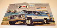 NOS 1979 Chevy Suburban Color Sales Brochure Genuine GM