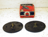 NORS 1934-46 Ford Mercury Plymouth Dodge Desoto Replacement Pedal Pads USA 