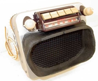1947-1953 GMC Pickup Truck Suburban Panel AM 6 Volt Restored Radio