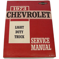 1973 Chevrolet Factory Shop Manual 