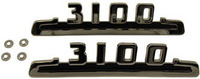 1953-54 Hood Side Emblem Set