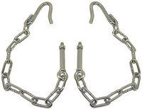 1941-46 Tailgate Chain Set Zinc Coated