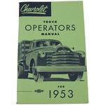1953 Chevy Factory Owners Manual 