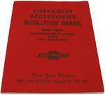 1954 Chevy Accessory Parts Installation Manual 