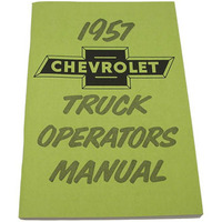 1957 Chevy Factory Owners Manual 