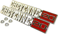 1971-72 Cheyenne 20 Side Fender Emblem Set 
