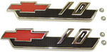 1962 Fender Emblem Set Front 1/2-ton Chrome