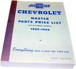 1929-42 Chevy Master Parts Book 