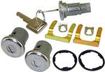 1967-72 Door Lock and Ignition Set Outside