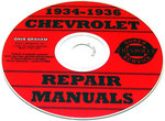 1934-36 Chevy Shop Manual CD 