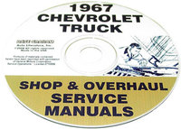 1967 Shop/Overhaul Service Manual CD Chevy