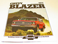 1974 Blazer Sales Brochure