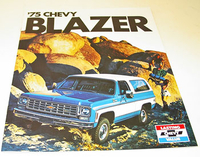1975 Blazer Sales Brochure