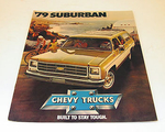 NOS 1979 Chevy Suburban Color Sales Brochure Genuine GM