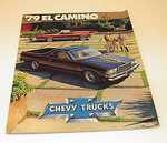 NOS 1979 Chevy El Camino Fold Out Sales Brochure Genuine GM