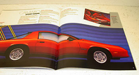 NOS 1987 Chevy Camaro Z28 Iroc Genuine GM Full Color Sales Brochure