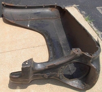 NOS 1955 2nd Series-1957 Chevrolet Chevy Big Truck FFC Flat Face Cowl LEFT FRONT FENDER