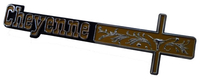 1973-1974 Cheyenne Dash Panel Emblem