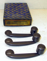NORS 1939 1940 Plymouth Sedan Business Coupe INTERIOR WINDOW HANDLES Right Hand