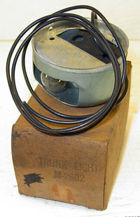 NORS 1940 1950 1960 1970 Chevy Ford Dodge Plymouth Universal Trunk Light