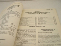 1980 Computer Controlled Catalytic Converter Training Manual - GM C4 Chevrolet