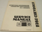 1980 Computer Controlled Catalytic Converter Training Manual - GM C4 Chevrolet