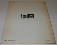 1980-1982 Computer Command Control Training Manual - General Motors Olds Buick